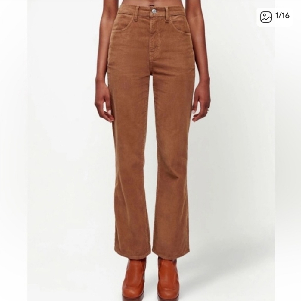 Re/Done 70s Flare Ginger Cord Corduroy Pants Size 28